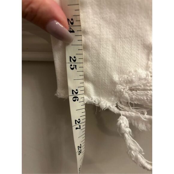 DL1961 Hepburn High Rise Wide Leg sz 27 distressed barrel minimalist - Picture 7 of 9